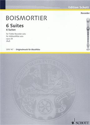 Joseph Bodin de Boismortier: Suiten(6) Opus 35: Altblockflöte