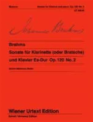 Johannes Brahms: Clarinet Sonata Op. 120 No. 2 - Eb: Klarinette mit Begleitung