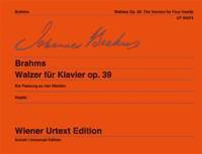Johannes Brahms: Waltzes Op. 39: Klavier vierhändig