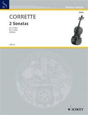 Michel Corrette: Sonaten(2) & Ein Menuet 2Vla.: Viola Duett