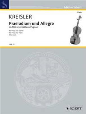 Fritz Kreisler: Praeludium and Allegro: (Arr. Guiseppe Pascucci): Viola mit Begleitung
