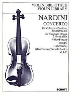 Pietro Nardini: Concerto F Major op. 1/3: Streichorchester mit Solo