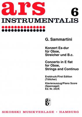Giuseppe Sammartini: Konzert: (Arr. Carl Spannagel): Streichensemble