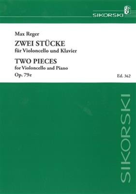 Max Reger: 2 Stücke: Cello mit Begleitung