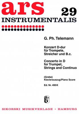 Georg Philipp Telemann: Trumpet Concerto In D: Trompete mit Begleitung