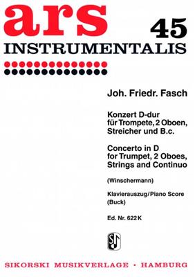 Johann Friedrich Fasch: Concert D (J.Fr.): Trompete mit Begleitung