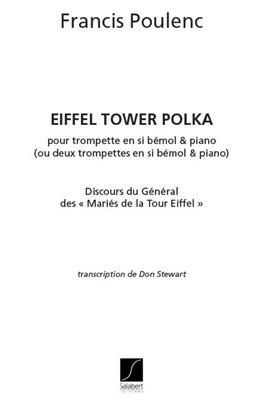 Francis Poulenc: Eiffel Tower Polka Pour Trompette Et Piano: Trompete mit Begleitung