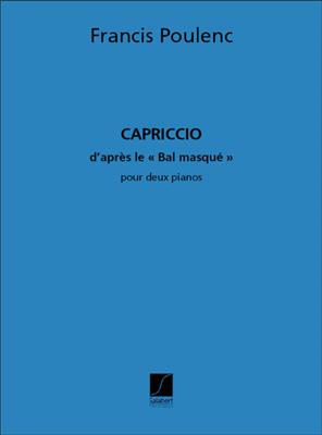 Francis Poulenc: Capricciod'Apres Le Bal Masque2 Pianos Reduction: Klavier Duett