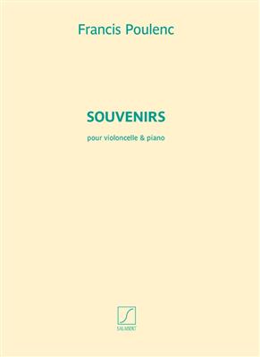 Francis Poulenc: Souvenirs: Cello mit Begleitung