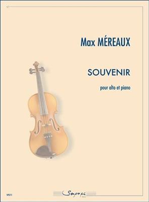 Max Méraux: Souvenir: Viola mit Begleitung