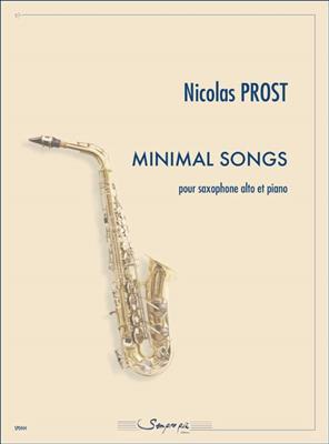 Nicolas Prost: Minimal Songs: Altsaxophon mit Begleitung