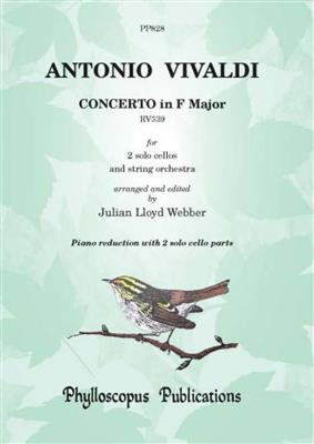 Antonio Vivaldi: Concerto in F major RV539 [PIANO REDUCTION]: (Arr. Julian Lloyd Webber): Cello mit Begleitung