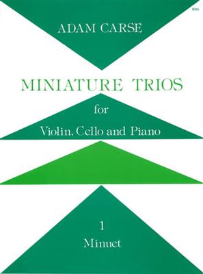 Adam Carse: Miniature Trios 1 Minuet: Klaviertrio