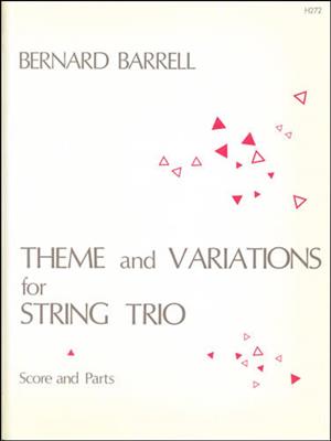 Theme and Variations For Violin, Viola and Cello: Streichtrio
