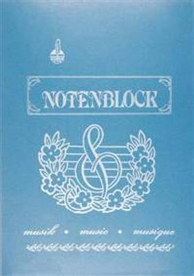 Notenblock 12 Systeme: Notenpapier