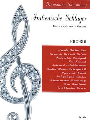 Diamanten-Sammlung – Italienische Schlager: Klavier, Gesang, Gitarre (Songbooks)
