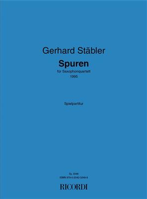 Gerhard Stäbler: Spuren: Saxophon Ensemble