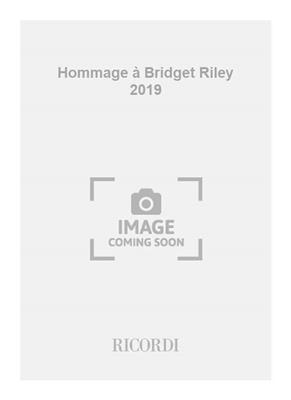 Georg Friedrich Haas: Hommage à Bridget Riley 2019: Kammerensemble