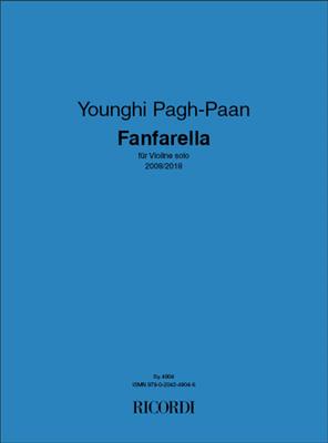 Younghi Pagh-Paan: Fanfarella: Violine Solo