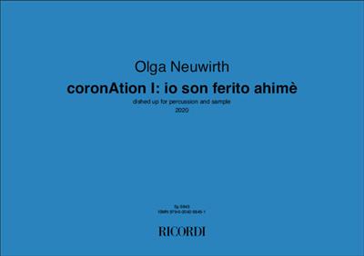 Olga Neuwirth: coronAtion I: io son ferito ahimè: Sonstige Percussion