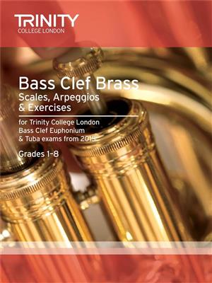Bass Clef Scales, Arpeggios & Exercises Grades 1-8: Bassinstrument