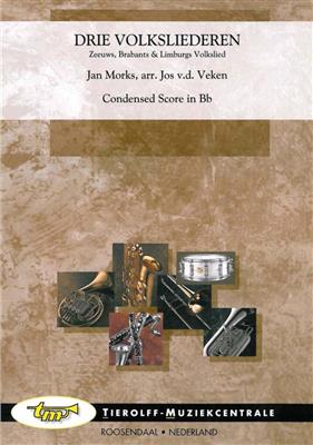 Jan Morks: 3 Zuid-Nederlandse volksliederen: (Arr. Jos van der Veken): Blasorchester
