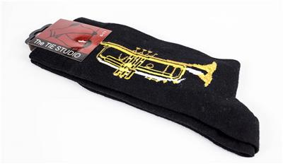 Trumpet Socks - Black (Size 6-11)