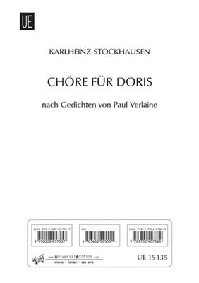 Karlheinz Stockhausen: Chöre für Doris: Gemischter Chor mit Begleitung