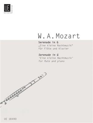Wolfgang Amadeus Mozart: Serenade from Eine kleine Nachtmusik -: Flöte mit Begleitung