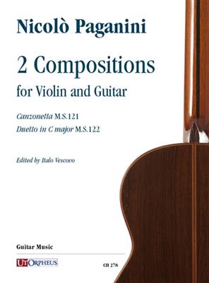 Niccolò Paganini: 2 Compositions: Violine mit Begleitung