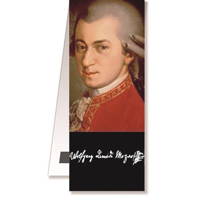 Bookmark Mozart Portrait magnetic