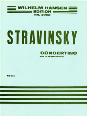Igor Stravinsky: Concertino (1952) for 12 Instruments: Kammerensemble