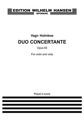 Vagn Holmboe: Duo Concertante Op. 83: Streicher Duett