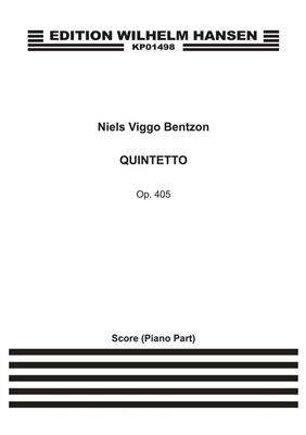 Niels Viggo Bentzon: Quintetto Op.405 4flt/Pf Sc: Flöte Ensemble