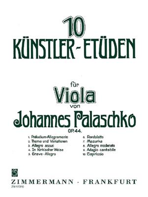 Etuden Op. 44 Fr Viola