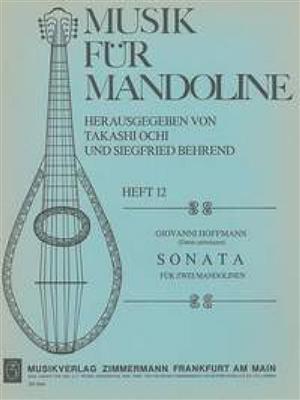 Giovanni Hoffmann: Sonata: (Arr. Siegfried Behrend): Mandoline