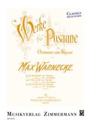 Max Warnecke: Albumblatt op. 26: Posaune mit Begleitung