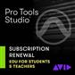 Pro Tools Studio Annual Subscription Renewal - Edu