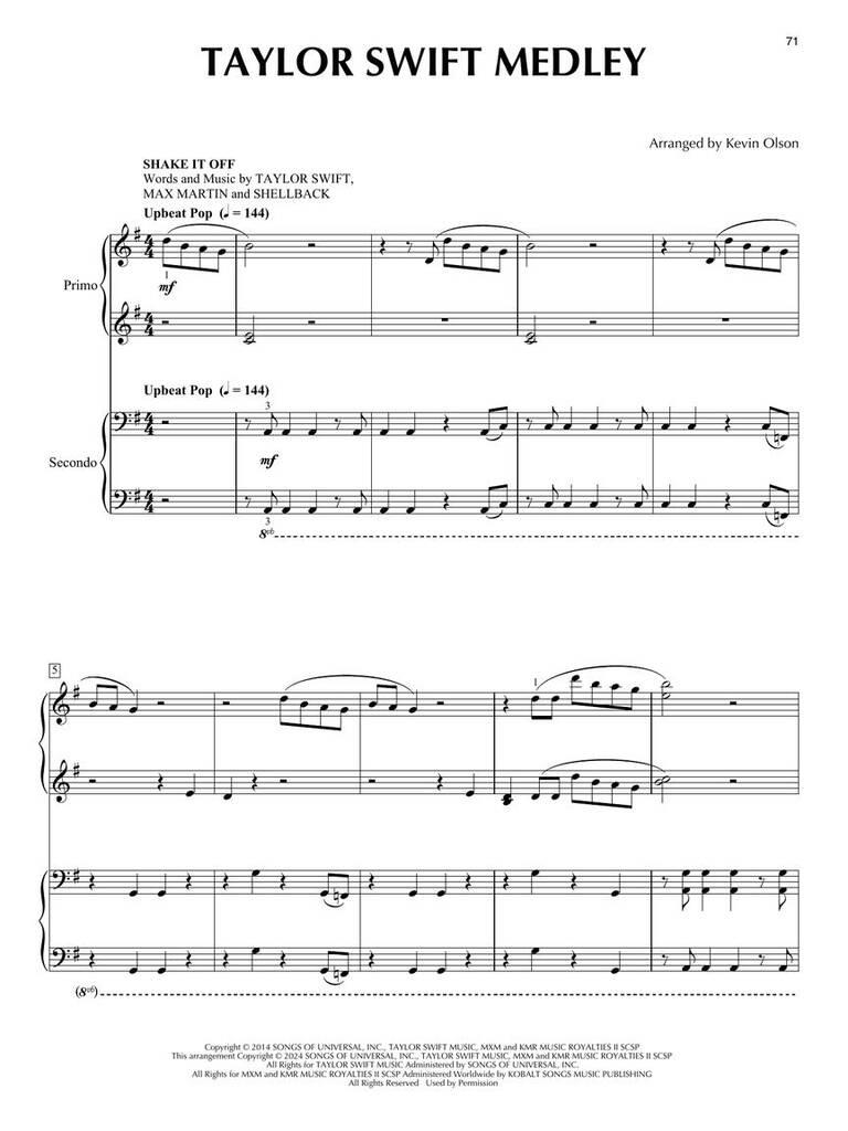 Epic Pop and Rock Medleys for Piano Duet: (Arr. Kevin Olson): Klavier Duett
