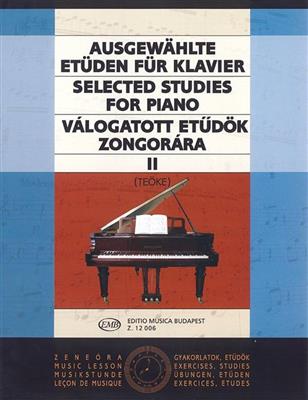 Ausgewählte Etüden II für Klavier