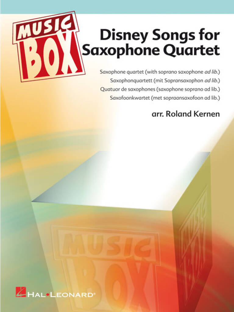 Disney Songs For Saxophone Quartet: (Arr. Roland Kernen): Saxophon Ensemble