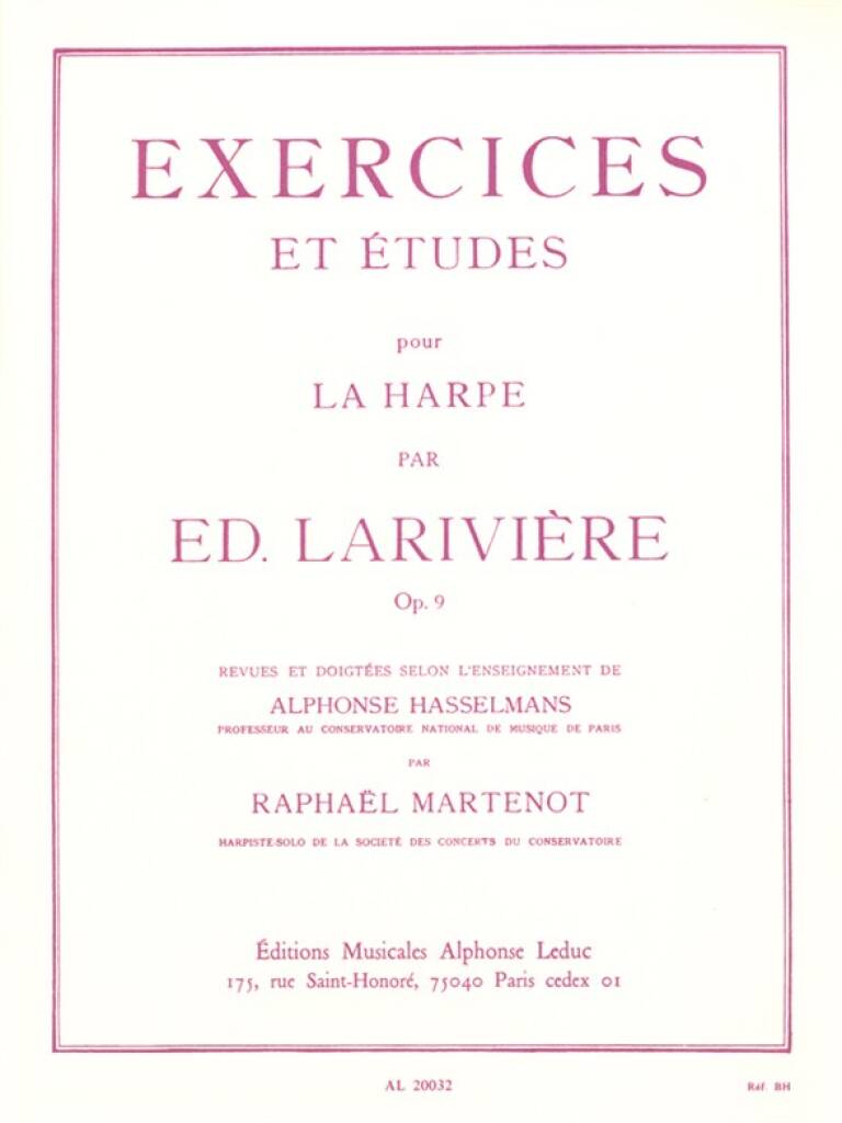Exercices et Etudes Op. 9