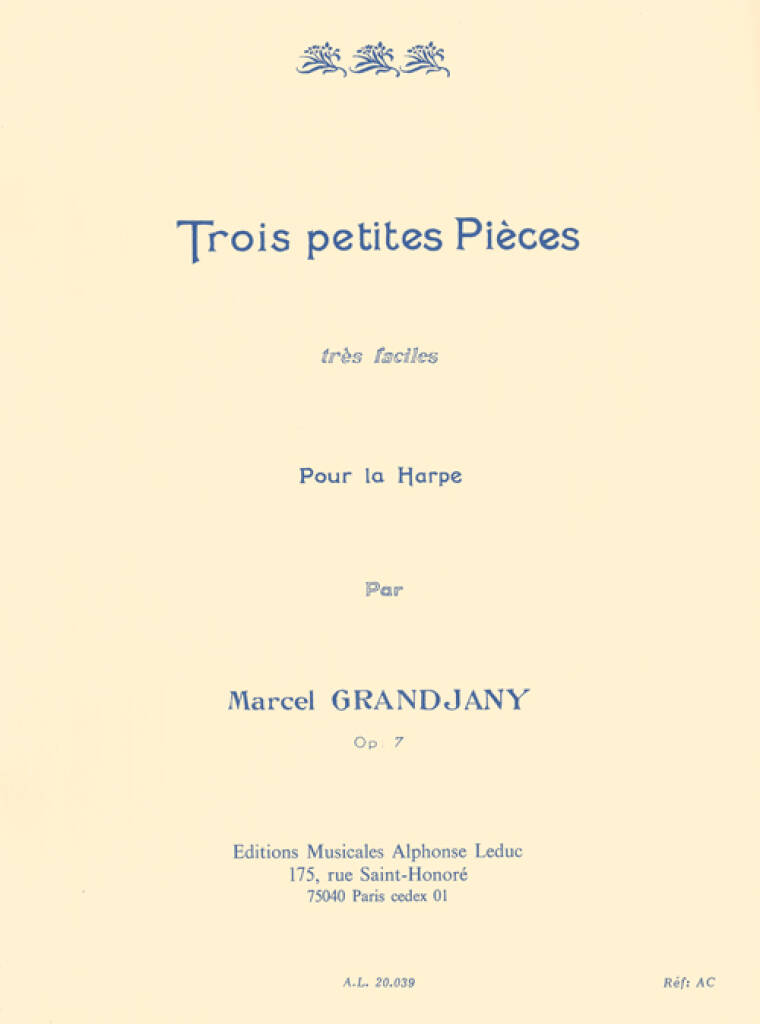 3 Petites Pièces Opus 7