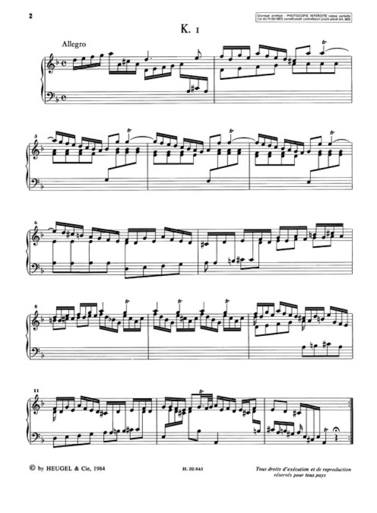 Domenico Scarlatti: Sonates Volume 1 K1 - K52: Cembalo