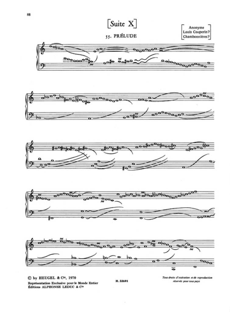 Louis Couperin: Pieces de Clavecin Vol.2: Cembalo