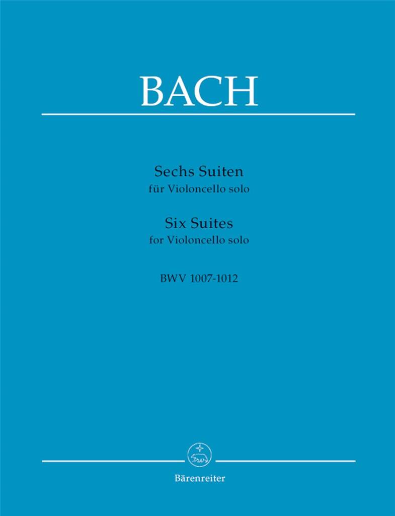 Johann Sebastian Bach: Six Suites For Cello Solo BWV 1007-1012: Cello Solo