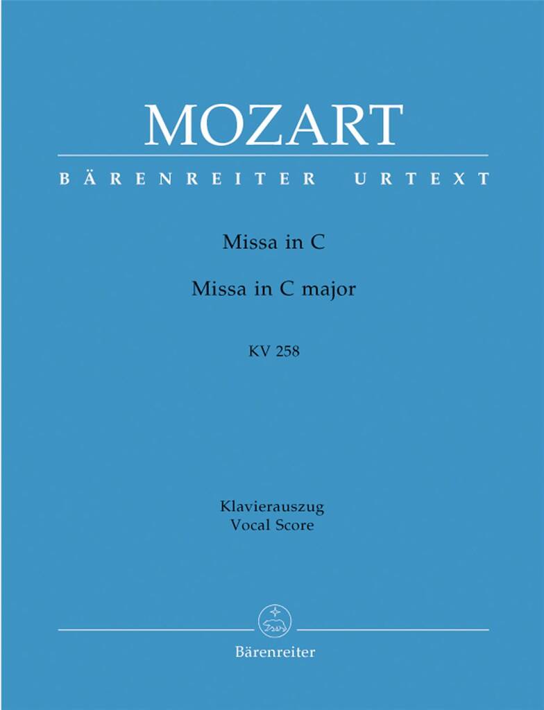 Wolfgang Amadeus Mozart: Missa In C Major K.258: Gemischter Chor mit Begleitung