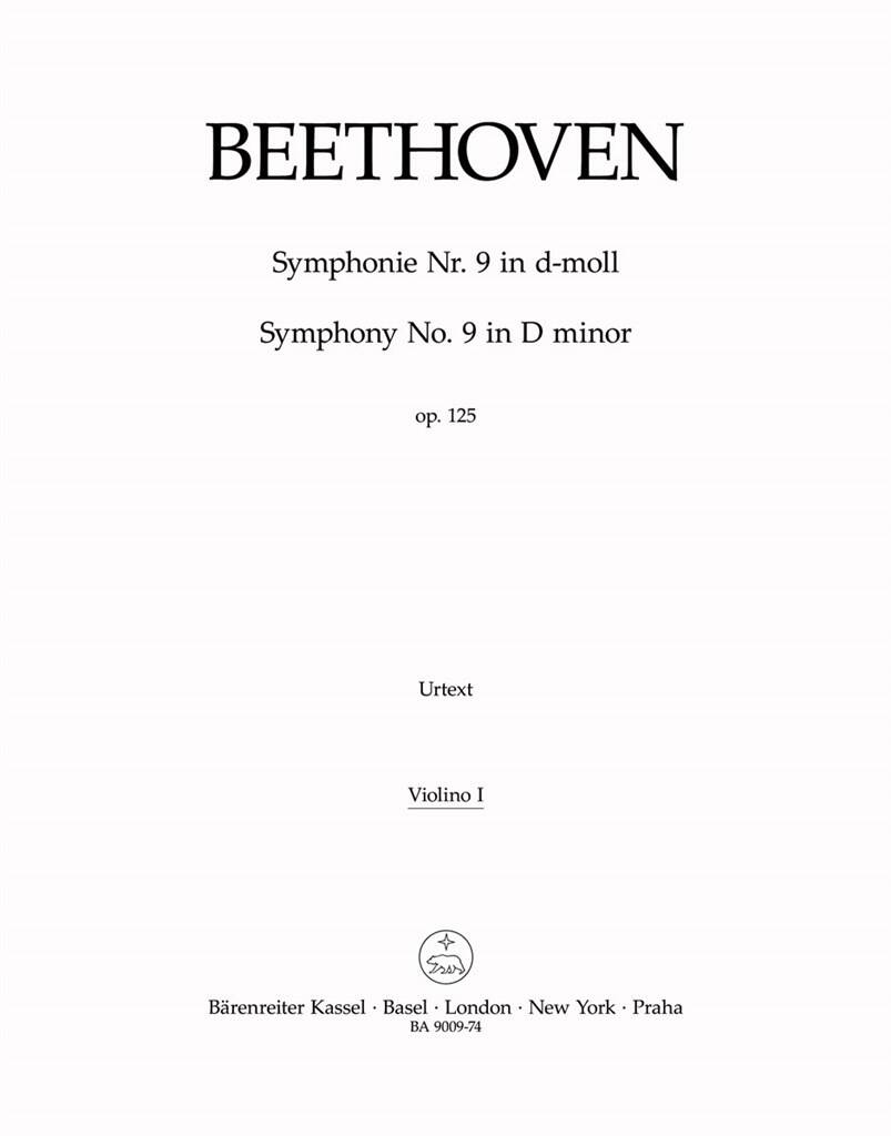 Ludwig van Beethoven: Symphony no. 9 in D minor op. 125: Orchester