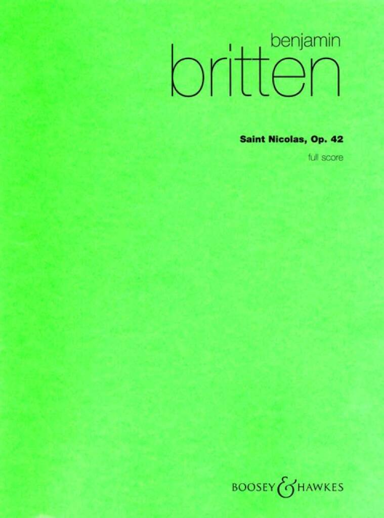 Benjamin Britten: Saint Nicolas Op.42: Orchester