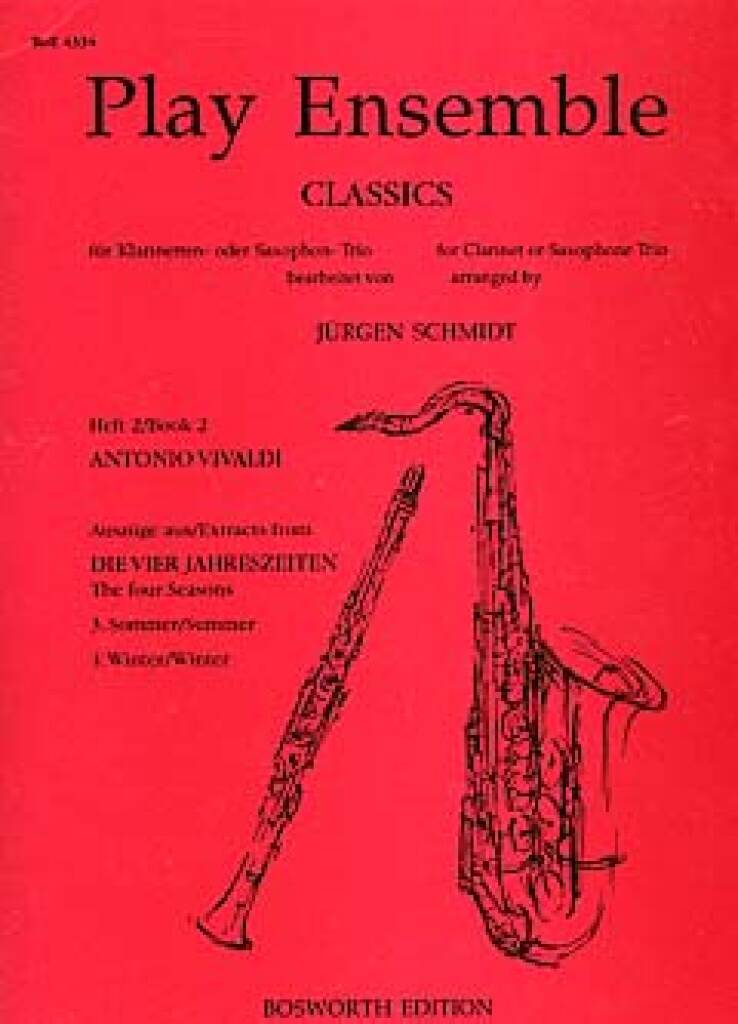 J. Schmidt: Play Ensemble Classics 2: Holzbläserensemble